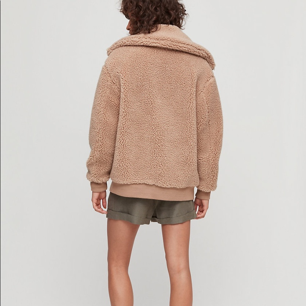 Cozy Tan Sherpa Jacket - Picture 4 of 7